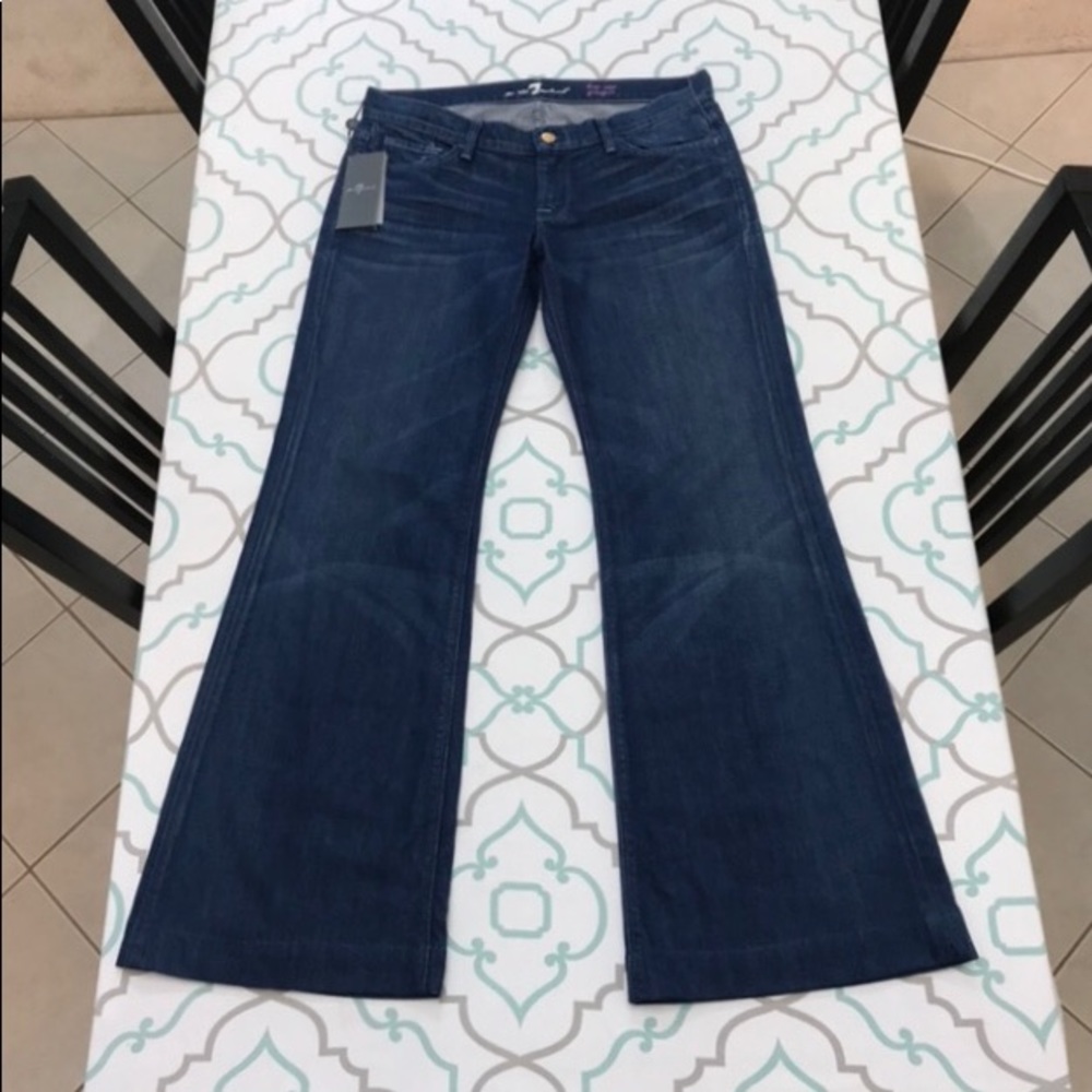 NWT๐๐7FAM! GINGERS! LOW RISE!๐๐30 9/10 32โ NEW - Picture 4 of 8